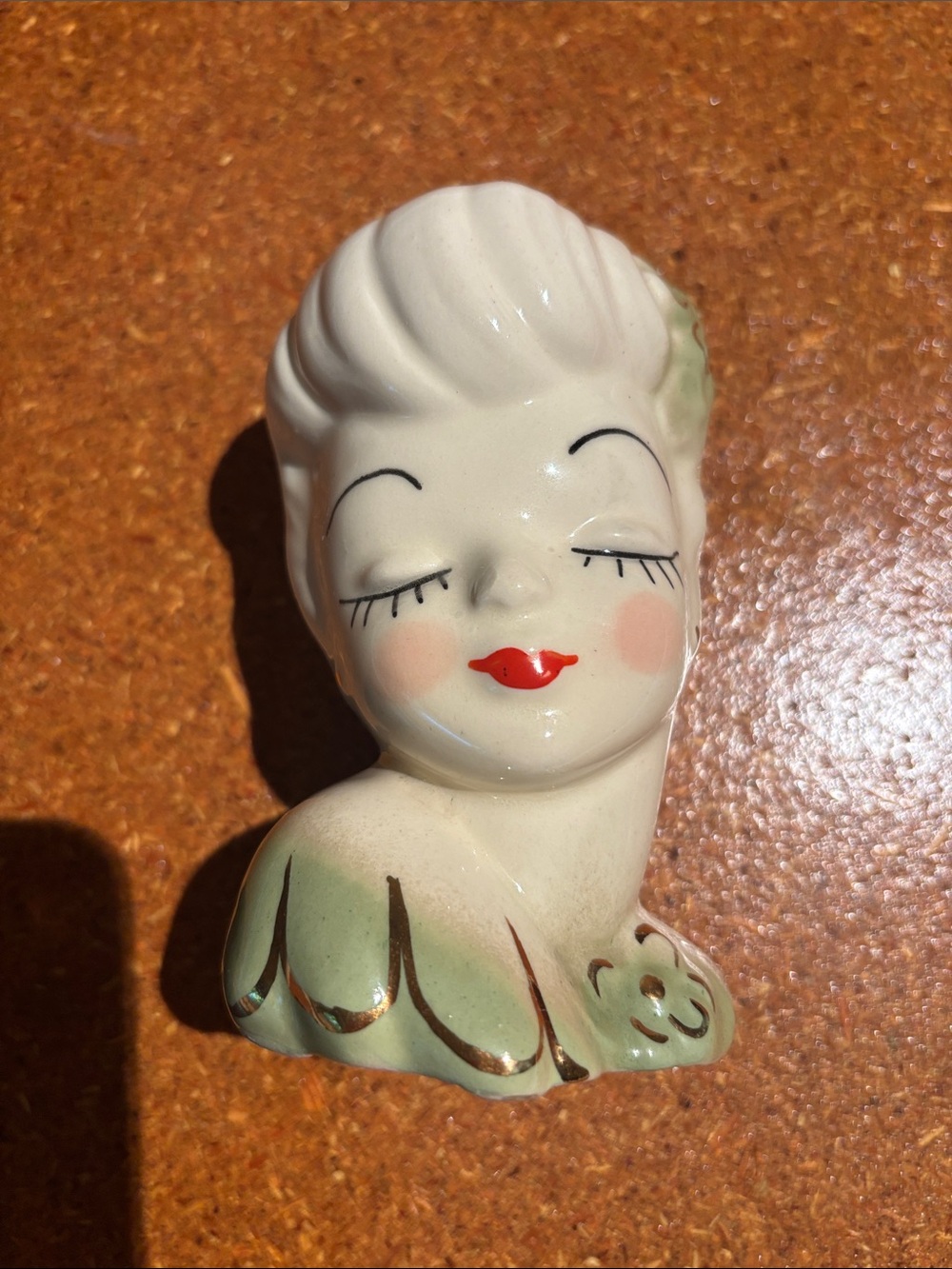 Vintage “Glamour Girl” Lady Head Vase